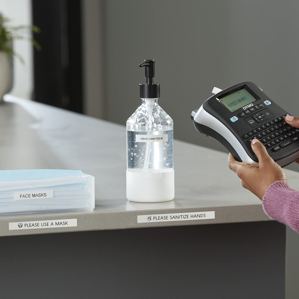 DYMO LabelManager 210D+ Beschriftungsgerät im Koffer | Etikettiergerät mit QWERTZ Tastatur & großem Grafikdisplay | Einfache Textbearbeitung | für D1 Etiketten in 69und 12mm Breite