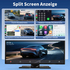 2026 Neuestes 11,5 Zoll Android Auto Display & Carplay Display: Buddy Display Car Play mit Navigation 4K Dashcam Rückfahrkamera Bluetooth Sprachsteuerung IPS Touchscreen Mirror Link AUX FM 64G TF