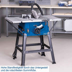 Scheppach Tischkreissäge HS100S | 230V 2000W | Schnitthöhe 85mm | Sägeblatt Ø 250mm | inkl. Tischverbreiterungen und Untergestell | Tischgröße mit Verbreiterung 642 x 940 mm | Tischhöhe 830mm