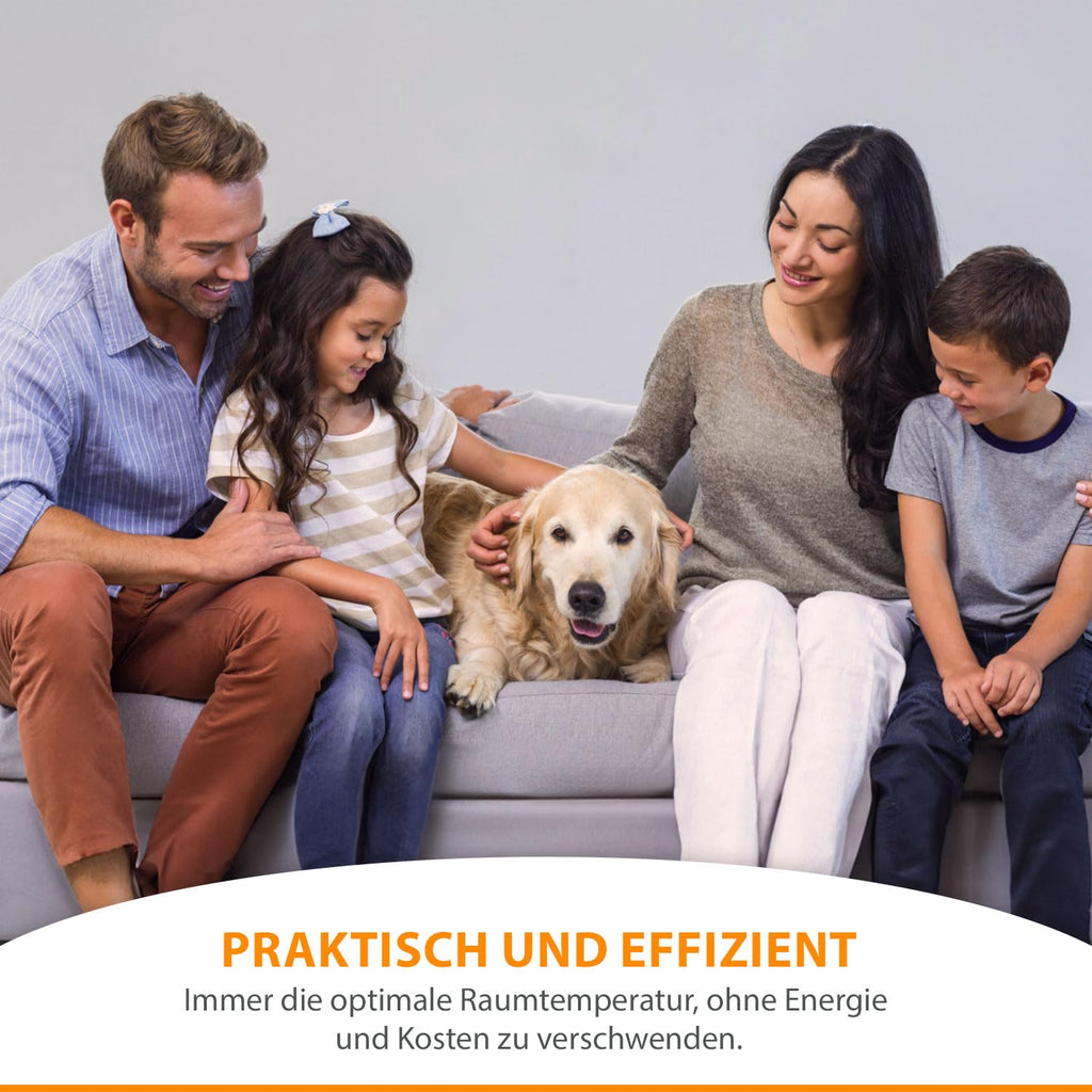 5 Stück IOIO Elektronisches Heizungsthermostat HT 2000/23 | Heizkosten sparen bis 30% | Einfache Installation | Individuell programmierbar | Heizkörperthermostat | Heizkörper Heizungsregler