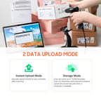 Tera Pro kabelloser 2D-Barcode-Scanner, Bluetooth, QR-Code-Leser mit Ständer, 2.200 mAh, schnelles und präzises Scannen, HW0002