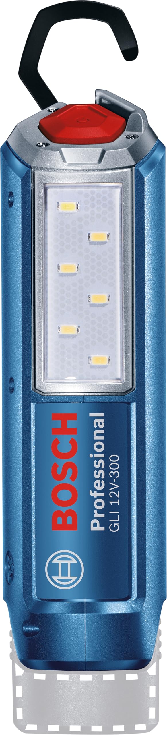 Bosch Professional 12V System Akku LED Lampe GLI 12V-300 (300 Lumen, ohne Akku/ Ladegerätn)