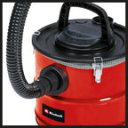 Einhell Aschesauger TC-AV 1718 D (1.200 Watt, Saugleistung 170 mbar, 18 l Weißblech-Auffangbehälter m. Schnellverschlüssen, Feinstaubvorfilter, Filterkartusche)