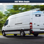 720P HD Rückfahrkamera für Mercedes Sprinter 2006-2019 & VW Crafter 2007-2019, 140° Weitwinkel, IP67 wasserdicht, Nachtsicht mit Infrarotlichtern
