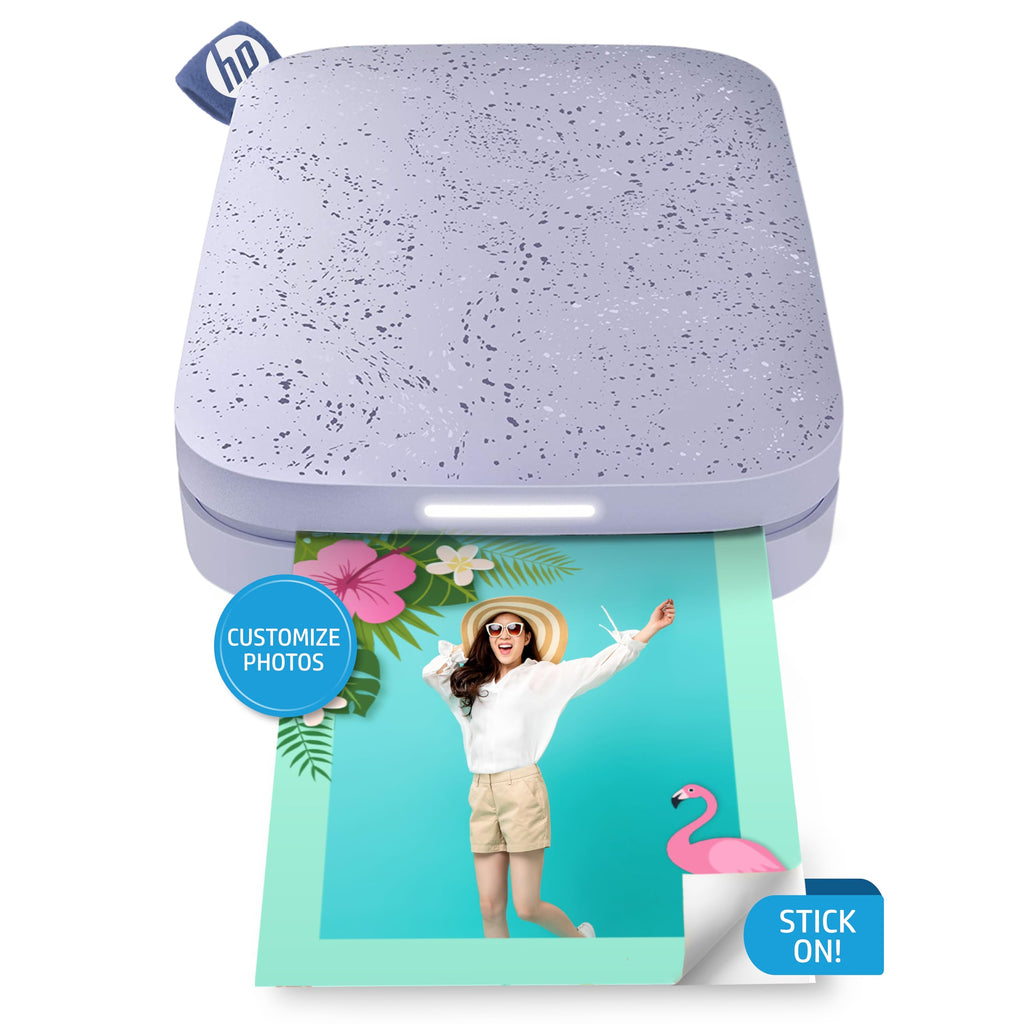 HP Sprocket Portable 2x3 Zoll Sofortbilddrucker (Lila) Sammelalbum-Kit