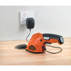 Black+Decker Akku-Grasschere GSL200 (3,6V Li-Ion, kompakte Rasenschere zur Rasenpflege, Akku-Laufzeit ca. 45 min, Einschaltsperre, inkl. Ladestation mit Ladekabel, LED-Ladeanzeige)