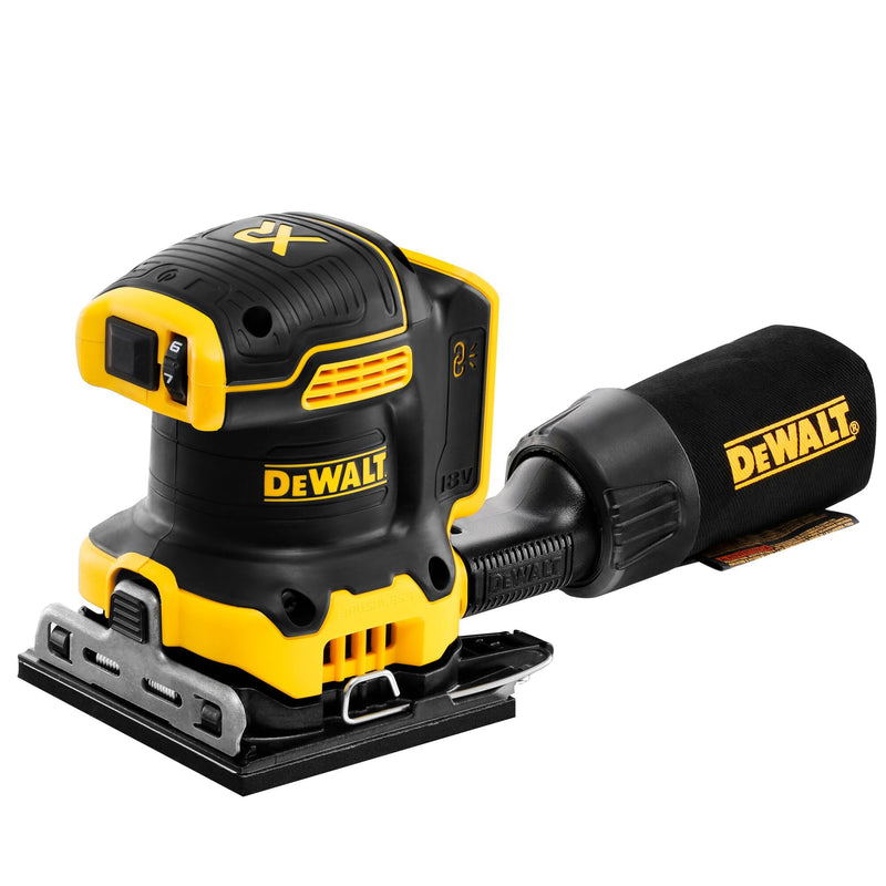 DEWALT DCW200N-XJ 18V XR Brushless 1/4 Blatt Handschleifer (blanke Einheit)