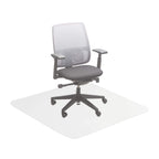 Relaxdays Bodenschutzmatte Bürostuhl, 120x120 cm, PVC Bodenunterlage Laminat, Parkett, Fliesen, rutschfest, transparent