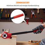 VEVOR 6-tlg. Set Gewindeschneidkluppe Rohrgewindeschneidsatz Kluppe Gewindeschneider 1/4 Zoll NPT – 1-1/4 Zoll NPT im Koffer 9SICR-Schneidkopf Ideal für Baugewerbe Sanitärindustrie usw.
