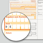 SIGEL ZV570 SEPA-Überweisungen, A4, 100 Blatt, Überweisungsträger / Zahlschein, mit gratis Beschriftungsvorlage