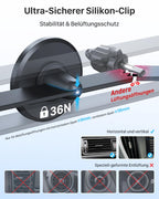 YOSH für MagSafe Autohalterung, Handyhalterung Auto mit N52 Magnet, Ultra-Stabiler Lüftung KFZ Handyhalterung, Magnetische Handyhalter fürs Auto, für iPhone 17/16/15/14/13/12 Serie, ohne Metallplatte