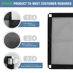 Namsan Hunde Türschutzgitter Abschließbar Hundeschutzgitter Treppenschutzgitter Absperrgitter für Haustier, 80cm x 100cm