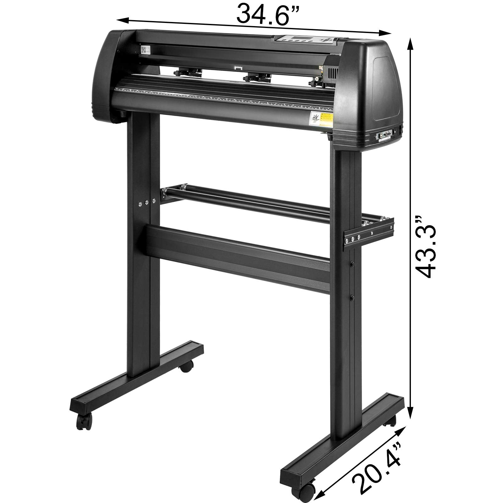 VEVOR 28 Inch Vinyl Schneideplotter Vinyl Cutter Plotter 720 mm Slogan Cutting Plotter Desktop Machine mit der Software
