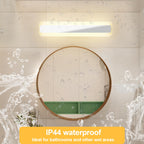 Dehobo Led Bad Spiegelleuchte 14W 40cm - LED Spiegellampe Badezimmer Spiegelleuchte IP44 4000K Neutralweiß - Badlampe Wandbeleuchtung 230V 1000LM Spiegelfrontlicht aus Acryl Kein Flimmern