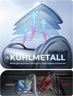 AINOPE 24W Zigarettenanzünder USB, [Mini Metall] 12V USB Adapter Auto Ladegerät, 4.8A Car Charger Steckdose Auto Handy Ladegerät für iPhone 17 Air, Galaxy S25, iPad Pro, Huawei, Xiaomi und mehr