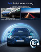 Avylet Dashcam Auto WiFi 2K, Mini Vorne Autokamera Unterstützt externes GPS-Modul, 1.5" IPS-Bildschirm, APP, Ultra Nachtsicht & 150° Weitwinkel, WDR, 24/7 Parkmodus mit Bewegungserkennung, G-Sensor