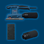 Bosch Professional kabelgebundener Schwingschleifer GSS 20-18 A (inkl. Staubbeutel, Schleifplatte)