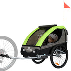 Tiggo S2 Kinderanhänger mit Federung Jogger 2 in 1 Kinder Buggy fahrradanhänger Anhänger 360° Drehbar