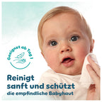 Pampers Harmonie Aqua Feuchttücher 15 Packungen mit jeweils 48 Feuchttüchern - 720 Feuchttücher, die helfen, den natürlichen pH-Wert der Haut wiederherzustellen, leichte Lotion mit 99% Wasser
