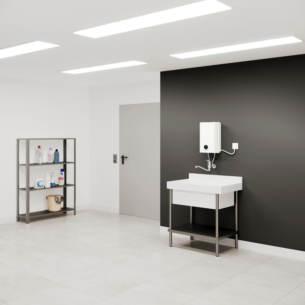 STIEBEL ELTRON OFP 5 Trend, Übertisch Boiler 5 Liter Niederdruck, sehr kompakt, mit Stecker 230V, 2 kW, Made in Germany, 204969