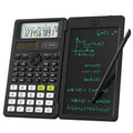 NEWYES Wissenschaftlicher Taschenrechner, 82MS Ingenieurrechner mit Schreibtablett und Stift, 240 Funktionen, 2-zeiliges Display, Mittel- und Oberschulbedarf, Schwarz