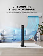 Midea FZ10-17JR Elegant Tower Fan with Remote Control