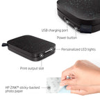 HP Sprocket Portable 2x3 Zoll Sofortbilddrucker (Schwarz) Zink-Papierbündel