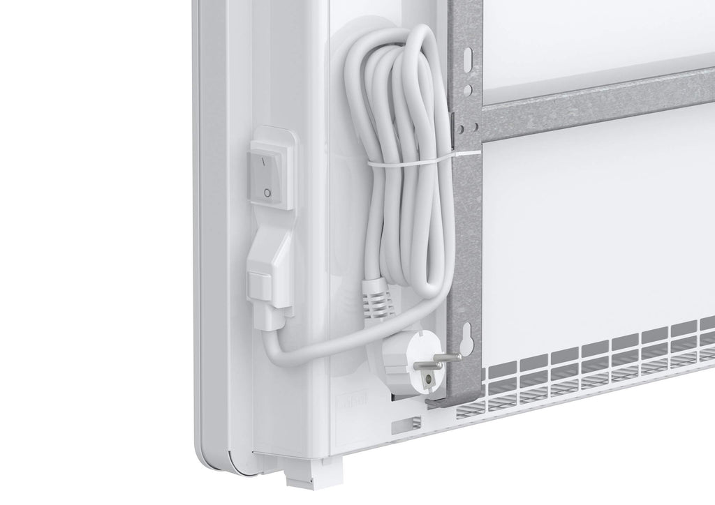 AEG Wandkonvektor WKL 2005 für ca. 20 m², 2000 W, 5-30 °C, wandhängend, LC-Display, Wochentimer, Metall, Ökodesign 2018, 236535