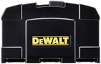 DEWALT 12-tlg. Hartmetall Fräser-Set (mit Anti Kickback Design, Premium Stahlkörper, HM Schneidplatten und austauschbarem Kugellager, inkl. Box) DT90016