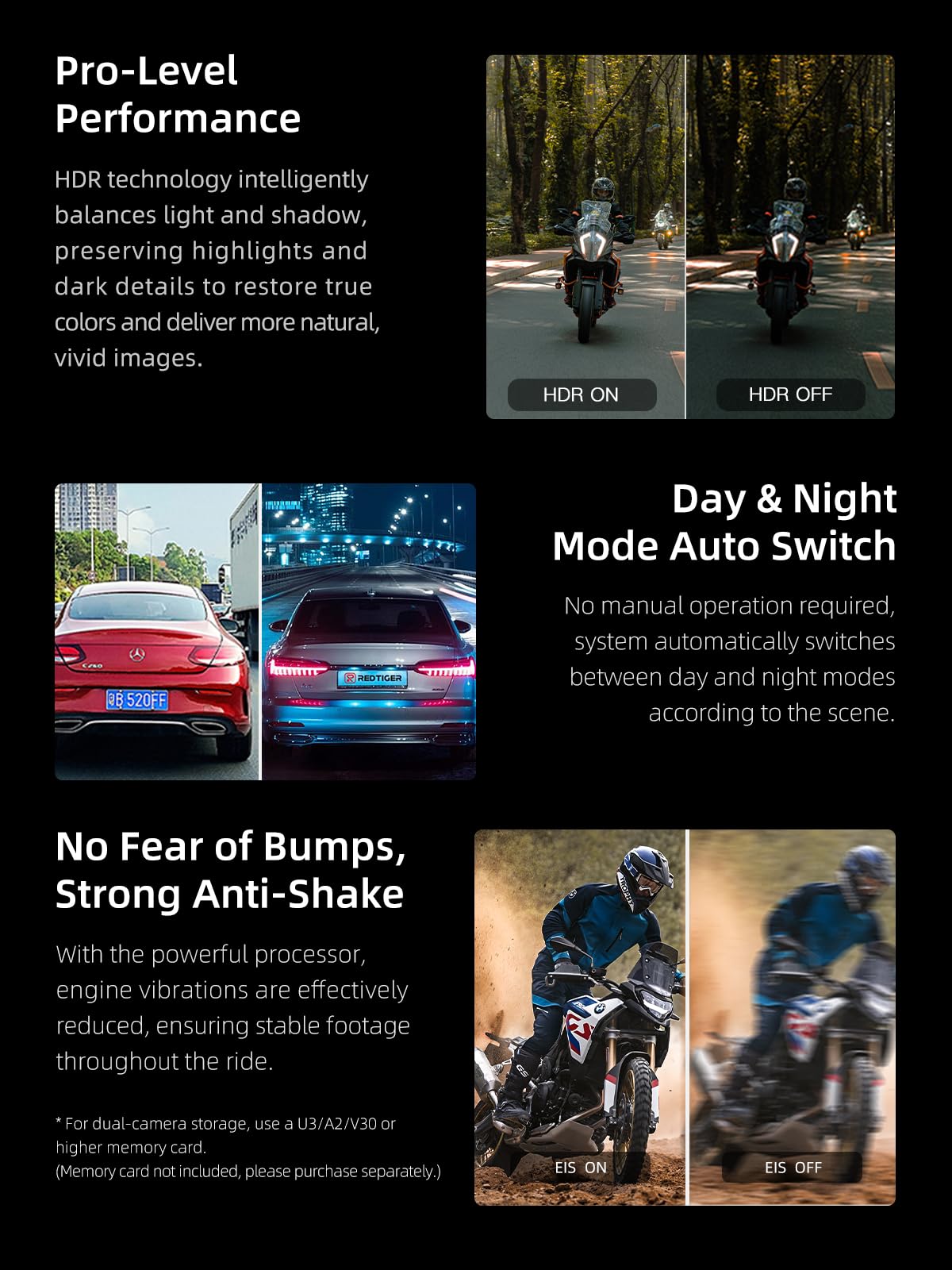 CHIGEE AIO-6 MAX Motorcycle Carplay Android Auto GPS Navigation System, BSD, STARVIS HDR 5" LCD, 60FPS,5G Wi-Fi BT, IPX9 Waterproof, Support Siri Google Assistant, 24H Parking Mode, Dedicated App