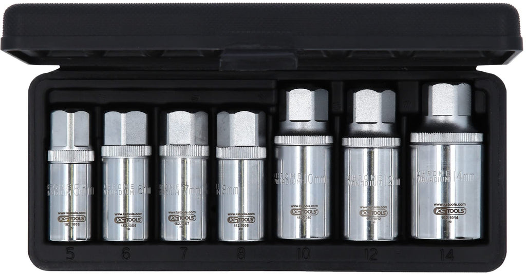 KS Tools 152.1101 Stehbolzen-Ausdreher-Satz, 7-tlg.