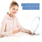 Beurer TL 100 2-in-1 LED Tageslichtlampe und Stimmungslicht, mit Farbwechselfunktion, bequeme App Steuerung, 1 Stück (1er Pack), Weiß