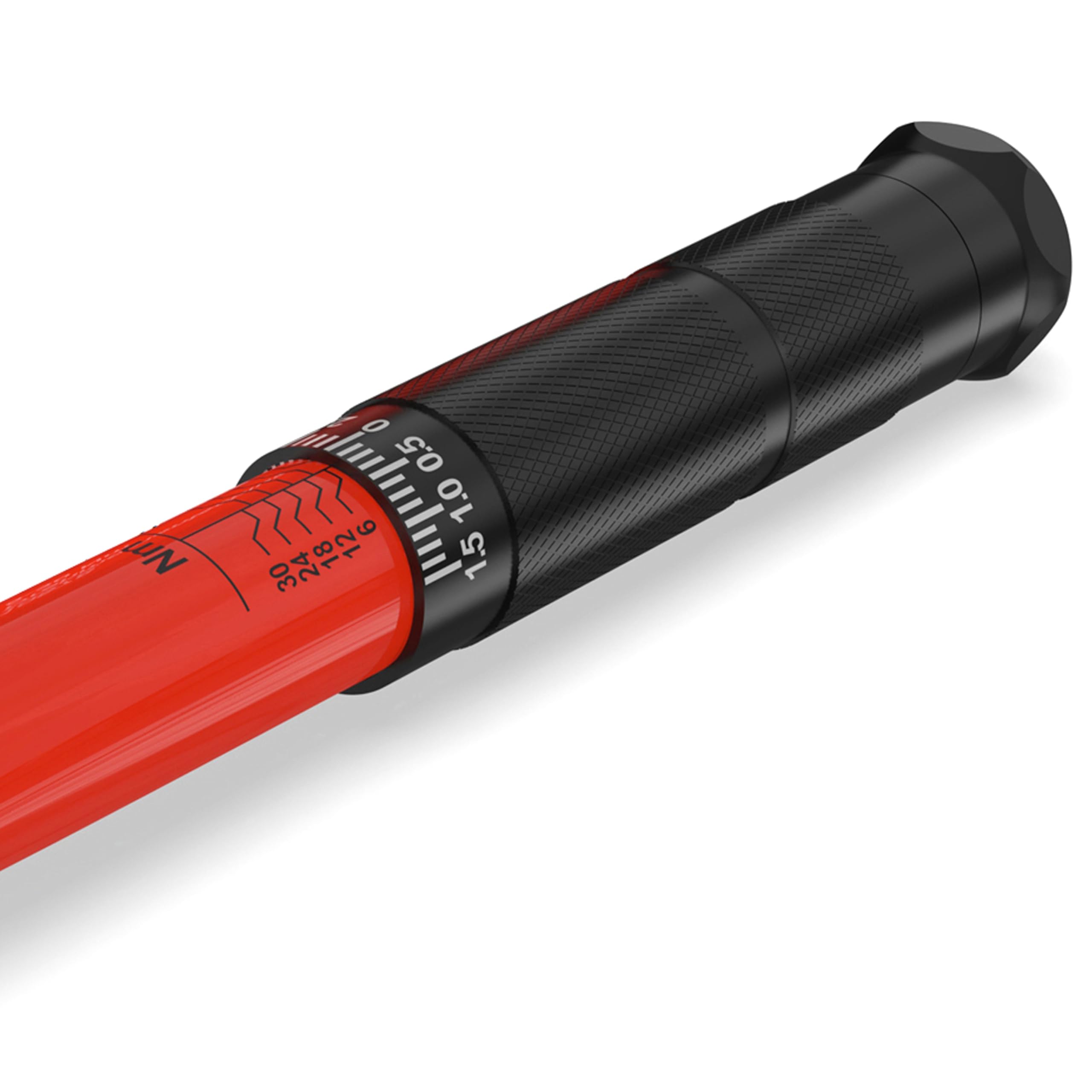 FAMEX 10878 Drehmomentschlüssel 1/4 Zoll (6,3mm)-Antrieb 5-30 Nm - für Messung in beiden Drehrichtungen - Fahrrad E-Bike Auto Feinmechanik, geprüft, klein