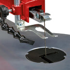 Einhell Dekupiersäge TC-SS 406 E (120 W, 50 mm Schnitthöhe, 47° neigbarer Tisch, variable Drehzahl, Blasvorrichtung, inkl. 2 Sägeblätter)