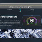 GOFORJUMP P12 5.8 TFT OBD2 Hud Head Up Display Digitaler Auto Geschwindigkeit Projektor Bordcomputer OBD2 Tachometer Windschutzscheibe Projektor