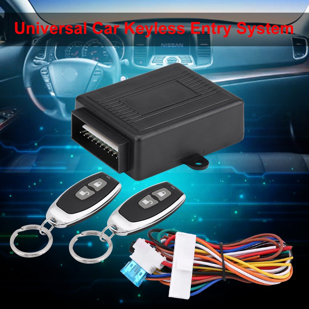 Auto Zentralverriegelung, KFZ Schlüsselloses Zugangssystem, Auto Funkfernbedienung Universal Auto Türschloss Keyless Open Entry System Zentralverriegelung Fernbedienung Kit