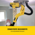 STANLEY FATMAX 750W Trockenbauschleifer (225mm) mit Aufbewahrungstasche und 120G Netz-Schleifscheibe, SFMEE500S-QS
