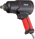 ViGOR V4800 Druckluft-Schlagschrauber - max. Lösemoment 1200 Nm, Vierkant 12,5 mm (1/2 Zoll) - vibrationsarmer Druckluftschrauber zum Anziehen und Lösen von Schrauben