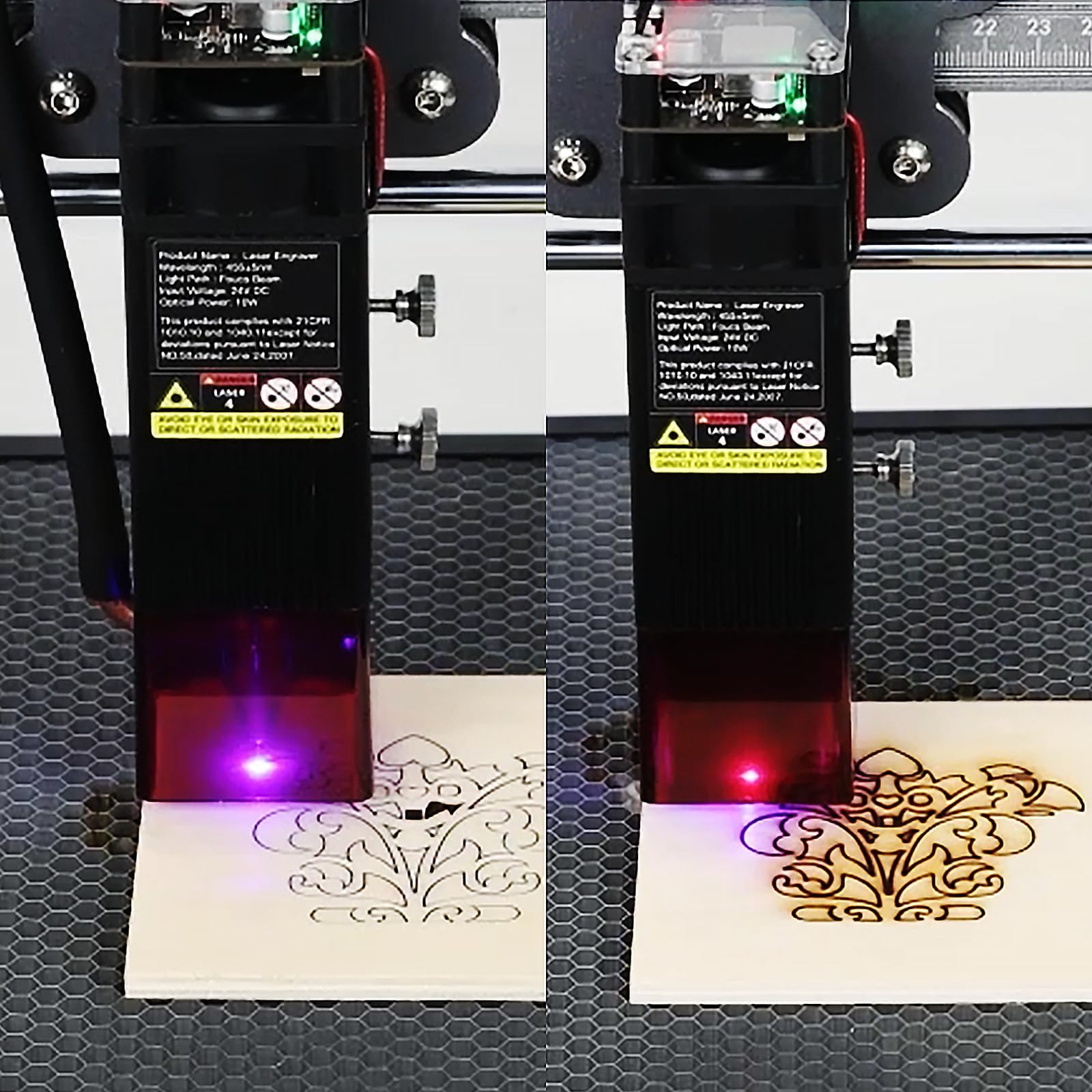 Creality Luftassistent für Lasergravierer, justierbarer 6 Gal/Min Luft Assist Pumpe Kompressor für CR-Laser Falcon 10W Laserschneider und Gravierer, Rauch und Staub entfernen