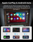 ESSGOO Drahtloses Carplay und Android 2+64G Android 15 Auto Autoradio Für VW Polo MK3/4 9N Golf 4 Passat B5 T5 Seat Skoda, 7 Zoll Touchscreen mit Bluetooth FM RDS GPS WiFi