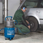Scheppach Druckluft Kompressor HC24V Luftkompressor stehend mit Tragegriff | 24L Kessel | 1500W Leistung | 10 bar Arbeitsdruck | 180L/min Ansaugleistung | ölfrei & wartungsarm | inkl. Manometer