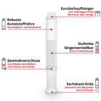 Original Einhell 3-tlg. SDS Max Meißel-Set, 400 mm (mit Spitzmeißel, 20 mm breitem Flachmeißel, und 40 mm breitem Spatmeißel aus langlebigem 40Cr Stahl für Abbruch- und Renovierungsarbeiten)