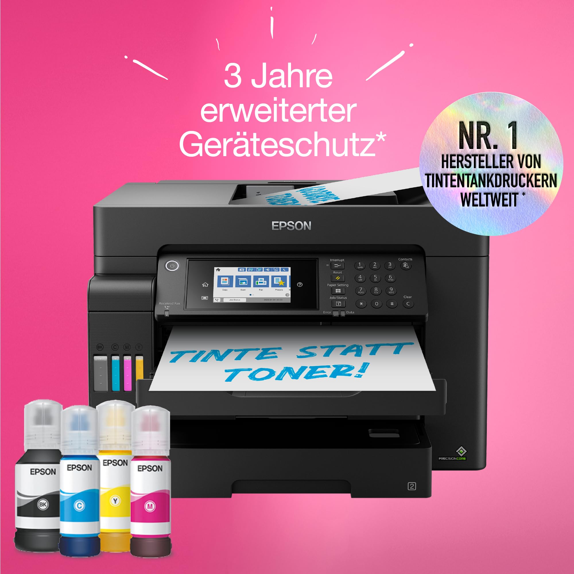 EcoTank ET-16605 DIN-A3+-Multifunktions-Wi-Fi-Tintentankdrucker mit Fax