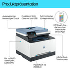 HP Color LaserJet Pro MFP 3302fdwg Multifunktions-Farblaserdrucker, Fax, Automatischer beidseitiger Druck, Touchscreen, Wi-Fi, Ethernet, USB, Wolf Pro Security