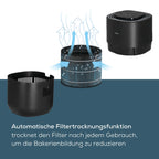 Beurer LB 200 Luftbefeuchter mit energieeffizienter Kaltverdunstungstechnologie, hygienische konstante Befeuchtung der Luft, mit Filtertrocknungsfunktion, 3 Befeuchtungsstufen, für Räume bis ca. 30m²