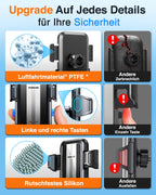VANMASS 2025 【Neueste & Stärkste】 Handyhalterung Auto Militär-Klasse Handy Halterung Auto【Über 20KG Saugkraft】 Armaturenbrett Scheibe Autohalterung LKW für iPhone 16 Pro Max 15 14 Samsung S24 Android