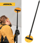 Mirka DecoSander staubfreier Stabschleifer für glattes Wand- & Deckenfinish, Trockenbau, Detailarbeiten / 80x230mm & Ø 225mm Schleifteller/Klett