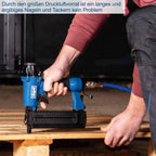 Scheppach Druckluft Kompressor HC53DC | 2200W Leistung | 50L Kessel | 10bar Druck | Ansaugleistung 412 L/min | Druckminderer, ölgeschmiert, Doppelzylinder