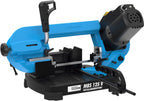 Güde Metallbandsäge MBS 125 V (400 W, variable Bandgeschwindigkeit 38-80 m/min, Winkelschnitte 0-60°, Schnittleistung max. 125 mm, 2000-4200 1/min, Materialanschlag, Schraubstock, Sägeband 1435 mm)