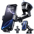 VANMASS 2025【True Militär-Klasse】 Handyhalterung Auto【Upgrade Super Saugnapf & Clip 】 4 in 1 Handy Halterung Auto Handyhalter Armaturenbrett Scheibe Lüftung Zubehör Kohlefaser Blue